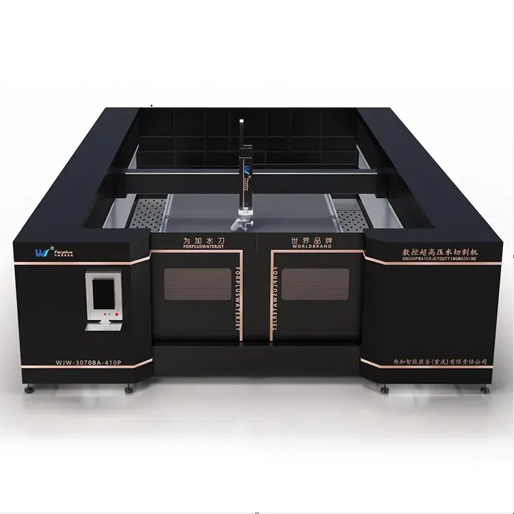 China supplier full surround high precision CNC 3 axis marble waterjet cutting machine waterjet glass cutting machine