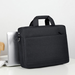 Bolso Bandolera Impermeable Delgado para Viaje, Maletín para Portátil de Negocios, Ligero, de Poliéster, con Espacioso Compartimento Acolchado para Portátil - Product Image 1