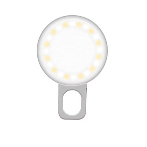 Luz LED de Relleno para Transmisión <span class=keywords><strong>en</strong></span> Vivo con 3 Modos de Atenuación, Anillo de Luz Recargable para Selfies para Teléfonos Móviles - Product Image 3