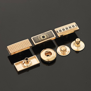 Boutons de chemise KUNSHUO, 4 pièces, logo de marque, bouton-pression en métal, bouton-pression pour thobe, boutons personnalisés pour vêtements, chemises - Product Image 5