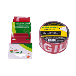 Vente chaude Fragil Rouleau De Ruban D'emballage Avec Distributeur Pour Carton D'étanchéité Emballage Marquage - Product Image 4