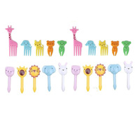 Keuken Plastic Fruitvorken Kawaii Design Pp Food Picks Gevulde Bento Lunchboxen Met Decoratieve Vorken