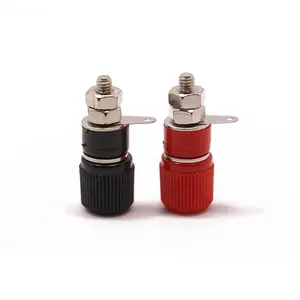 Terminal block JS-910B b-anana plug socket black/red 4mm amplifier terminal connector terminal