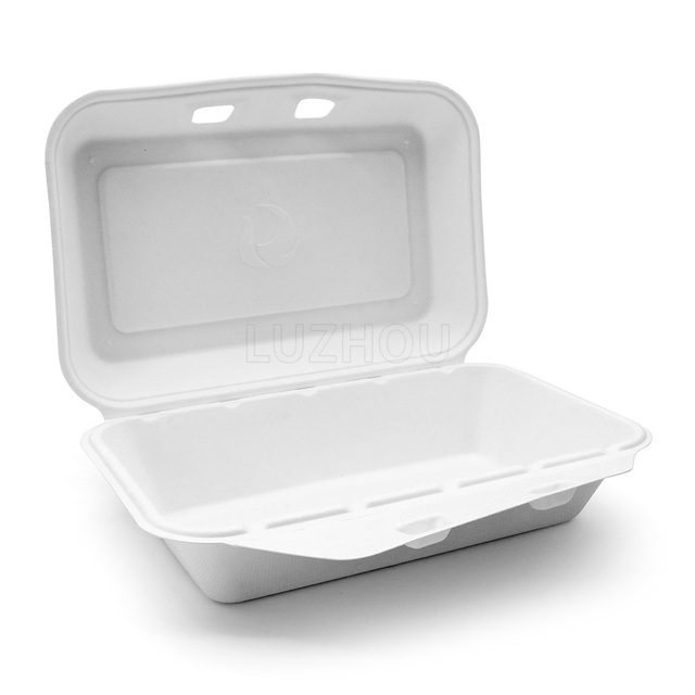 Oasis 700ml Biodegradable & Compostable Sugarcane Bagasse Microwave Safe to Go Disposable Food Containers Wholesale