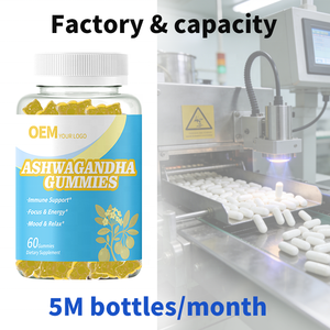 Fabricante Mayorista OEM de Gomitas Orgánicas de Ashwagandha con Garantía de Suministro a Largo Plazo para Mayoristas a Gran Escala - Product Image 4