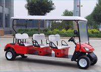 Voitures de golf électriques 6 places les moins chères, chariots de golf électriques 48V avec batterie au lithium
