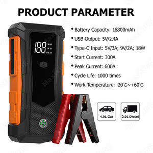 Nouvelle Arrivée Bonne Qualité 12V 16800mAh Booster de Batterie de Voiture <span class=keywords><strong>Auto</strong></span> Jump Starter Pack avec Marteau de Sécurité - Product Image 5