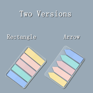 Fabrika Fiyatlı Kendinden Yapışkanlı PET İndeks Etiketleri Tasarlanmış Şeffaf Yapışkan Notlar Düşük Minimum Sipariş Adedi - Product Image 6