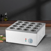 Chef Prosentials 16 Trous Gâteau Cuisson Machine Commerciale Industrielle Croustillante Roue Tarte Gaufrier Machine à Vendre