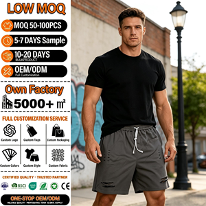 Pantalones Cortos Bermuda para Hombre, Color Sólido, con Cordón, de Secado Rápido, Tejido de Punto, con Bolsillos, Estilo Casual Urbano - Product Image 1