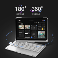Étui clavier rotatif pour iPad Pro 11 pouces 2022 2021 2020 2018 étui pour tablette avec clavier tactile rétroéclairé sans fil