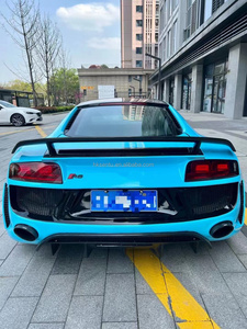 ชุดแต่งกันชนหน้า-หลังคาร์บอนไฟเบอร์ Zndr Audi R8 ปี 2006-2015 แบบยึดติดด้วยสกรู สีดำด้าน อัพเกรด Facelift Bodykit - Product Image 5