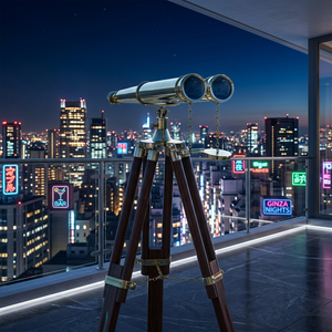 Trépied de télescope en métal fait main de luxe The Marine International AE, gravé, exquis, promotionnel, nouveauté, cadeau pour la Journée de la Terre - Product Image 3