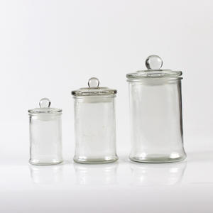 Bougeoir rond <span class=keywords><strong>en</strong></span> verre givré fait à la main, porte-bougie <span class=keywords><strong>en</strong></span> verre, 10 pièces - Product Image 1