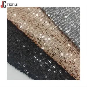 China Supplier Promotion Spangle Mesh Embroidery Wholesale Sequin Fabric For Dress