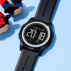 Reloj Deportivo Digital de Silicona para Hombre Shuaike 1055, Marca Blanca OEM, Diseño de Dibujos Animados, Resistente al Agua 3BAR - Product Image 5