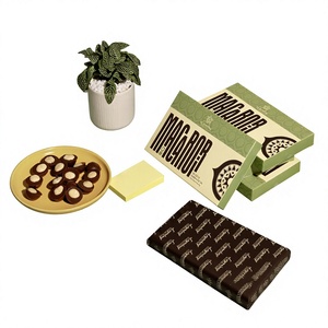 High Quality Bittersweet Chocolate Truffles with Macadamia 80g Brown Solid <b>Bar</b> Macaroir - Product Image 1