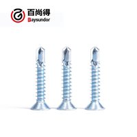 Custom Wholesale Hardware Tools Metal Parts Galvanized Carbon Steel Nuts Self-tapping Screws CLASS 4 Truss Head Metric Inch