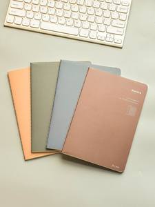 B5ノート 厚手 学生用日記帳 シンプルな横罫線入り A5サイズ レザーカバー 卸売練習帳 - Product Image 5