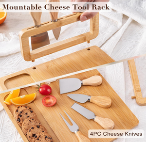 Planches à Charcuterie Professionnelles pour <span class=keywords><strong>la</strong></span> Maison et <span class=keywords><strong>la</strong></span> <span class=keywords><strong>Cuisine</strong></span> en Gros, Planches à Fromage en Bambou Multifonctionnelles et Durables de Haute Qualité avec Ensemble de Couteaux - Product Image 5