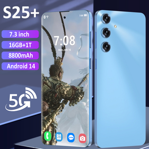 โทรศัพท์มือถือมีกล้องสวยงามสำหรับเล่นเกมปลดล็อกของแท้ S25 Google Paly - Product Image 3