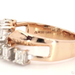 Anillo de Diamantes de Oro de Diseño para Mujer, Joyería Fina de Lujo, Colección de Regalos para Bodas, Compromisos, Fiestas y Celebraciones - Product Image 5