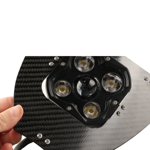 Phare avant en fibre de carbone pour moto, phare LED pour <span class=keywords><strong>KTM</strong></span> 17-23 EXC EXCF XC XCW XCF SX <span class=keywords><strong>SXF</strong></span> 300 250 <span class=keywords><strong>350</strong></span> 450 150 12-30V, accessoires - Product Image 5