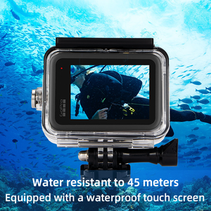 Silicone không thấm nước nhà ở dưới nước trường hợp cho anh hùng 9 hành động màu đen máy ảnh bảo vệ trường hợp - Product Image 3