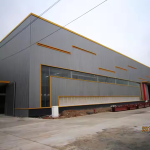 Atelier préfabriqué Bâtiment rentable entrepôt 2 étages 4 appartements maison en acier préfabriquée structure galpones industriales - Product Image 1