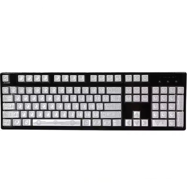 K65 K68 K70 K95 Transparent Eye Design Backlit Mechanical Keyboards Manufactured from PBT Material Gmk Keycaps