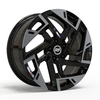 Nouvelles jantes en alliage d'aluminium forgées monobloc haute performance, concaves, noires brillantes, de 18 à 24 pouces, entièrement personnalisables, 5x120 5x112, 40mm/30mm
