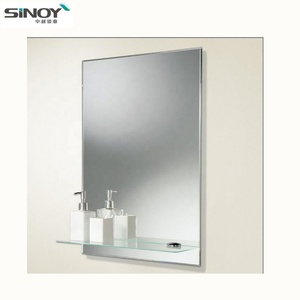 Wholesales Bathroom Silver <b>Mirror</b> Customized Shape and Size clear Durable Can Be Used for Hotel Gym Bathroom - Product Image 3