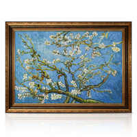 B&C ART Peinture à l'huile sur toile florale impressionniste peinte à la main 40x50mm