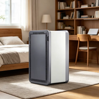 Purificateur d'air intelligent personnalisable avec filtre HEPA, mobile pour voiture et usage domestique, en acier inoxydable 304
