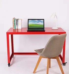 Metal Furniture Office Computer Desk Table Study Writing PC Laptop Table for Home Office Work Sturdy Room Desk Gaming Reading