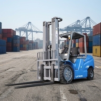 Basis Layanan Peralatan Pertambangan Penanganan Kargo Medan Berat Liftron CPD35L 3500kg Forklift Listrik Solid Baterai Lithium-Ion