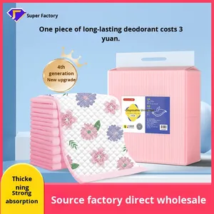 Almohadilla desechable para pañales para mascotas al por mayor, barrera de orina gruesa para perros, fuerte succión, función absorbente desodorante, eliminación de residuos de mascotas - Product Image 5