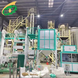 Comercial 600 KG/H Capacidad de procesamiento Mini Auto Rice Mill Machine & Whole Set de riz