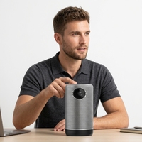 Projecteur d'écran à courte focale V6U Smart Home Cinéma Vidéo Laser LED Extérieur Mini Portable Ultra Android 14 Wi-Fi