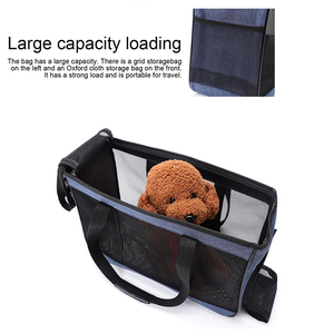 Transporteurs d'animaux de compagnie Produits de voyage Doux Pet Chien Chat Sac de Voyage Airline Approved Soft-Sided Mesh Pet Carrier Fermeture à glissière pour Chiot - Product Image 2
