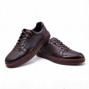 Chaussures habillées pour hommes faites à la main de qualité supérieure, chaussures pour hommes de style rétro skate, cuir véritable - Product Image 2
