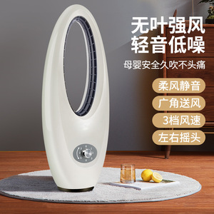 พัดลมไร้ใบพัดแบบตั้งพื้น 29 นิ้ว เงียบ ลมแรง ปรับส่ายได้ สำหรับใช้ในบ้าน - Product Image 2