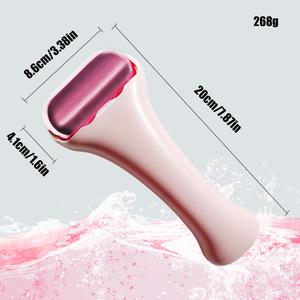 Rullo Facciale Cinese in Acciaio Inossidabile con Logo Personalizzato Strumenti per la Cura della Pelle Massaggiatore Viso Prodotti di Bellezza Rullo Ghiacciato per il Viso - Product Image 3