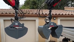 Monde máy xúc vỏ sò lấy vỏ sò xô thủy lực quay vỏ sò lấy Xô Hai Vỏ xi lanh ngang - Product Image 2