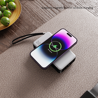 Power Bank Portabel 2025 20000mAh dengan Kabel Terintegrasi, Charger Perjalanan Cocok untuk Semua Ponsel Universal