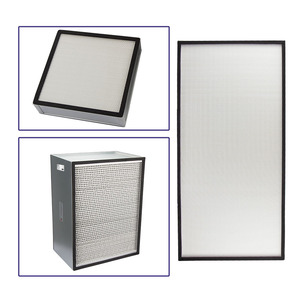 ULPA Bộ lọc không khí U17 HVAC ngành công nghiệp H13 phương tiện truyền thông loại bỏ bụi Bộ lọc HEPA 24*24*2 than hoạt tính các công ty sản xuất H14 bộ lọc - Product Image 2