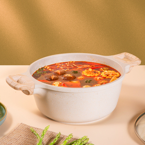 Boreine 24cm 28cm Induction Cooker Compatible Aluminium <strong>Cookpot</strong> with Lid Ready to Ship Service Cooking <strong>Set</strong> for Soup - Product Image 3