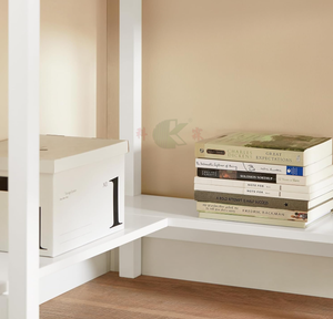 Escritorio Esquinero Pequeño con Cajón y Estante Escalonado, Mesa de Computadora Triangular Blanca para Oficina en Casa y Tocador - Product Image 4