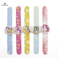 Penjualan langsung pabrik jam tangan Digital layar LED jam tangan Pat silikon jam tangan bundar Unicorn anak untuk anak-anak