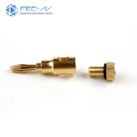 Connecteur de liaison et prise banane/jack pour haut-parleur AV/RCA/TV/audio